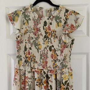 Floral Smocked Dress